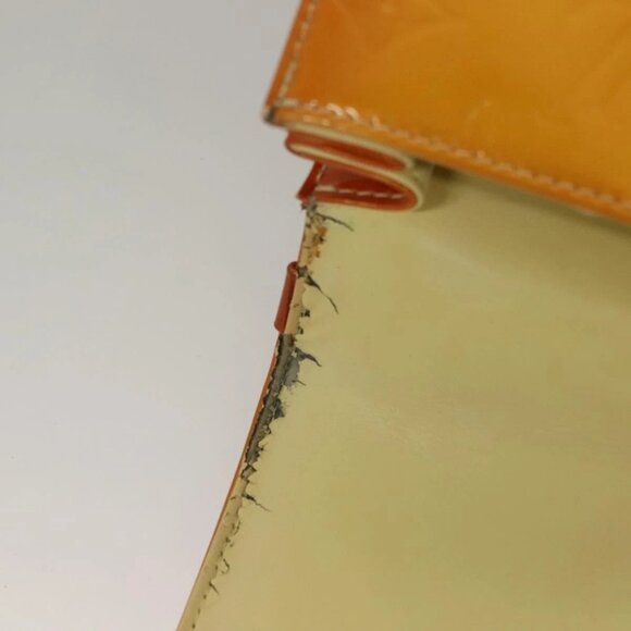 LOUIS VUITTON Monogram Vernis Spring Street Bag Lime Yellow M91068 Auth BA4452 - Picture 11 of 16